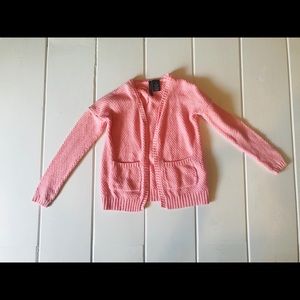 MisSUnderstood Girls Pink Sweater Cardigan